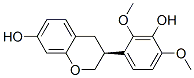 Structure of [S,(-)]-3,4-Dihydro-3-(3-hydroxy-2,4-dimethoxyphenyl)-2H-1-benzopyran-7-ol