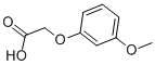 Structure of 3-METHOXYPHENOXYACETIC ACID