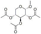 Structure of Methyl 2,3,4-tri-O-acetyl-alpha-D-xylopyranoside