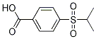 Structure of Benzoic acid, 4-[(1-methylethyl)sulfonyl]-