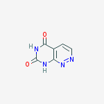 8H-pyrimido[4,5-c]pyridazine-5,7-dione结构式