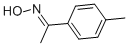 Structure of 1-(4-Methylphenyl)ethanone oxime