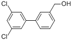 (3,5-DICHLOROBIPHENYL-3-YL)-METHANOL结构式
