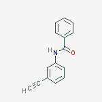 Benzamide, N-(3-ethynylphenyl)-结构式