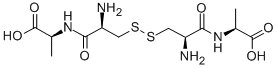 Structure of (H-CYS-ALA-OH)2