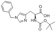 Structure of BOC-HIS(BZL)-OH