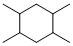 Structure of 1,2,4,5-tetramethylcyclohexane
