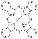 Structure of PALLADIUM PHTHALOCYANINE