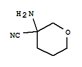Structure of 2H-Pyran-3-carbonitrile,3-aminotetrahydro-