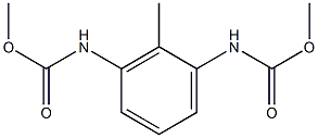 2-甲基-1,3-苯二氨基甲酸二甲酯结构式