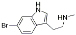 Structure of 2-(6-bromo-1H-indol-3-yl)-N-methylethanamine