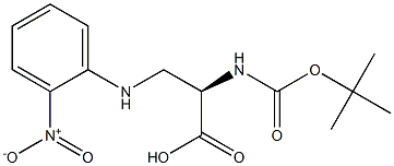 Structure of (2R)-2-[(tert-Butoxy)carbonylaMino]-3-[(2-nitrophenyl)aMino]propanoic acid
