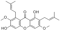 Structure of Beta-mangostin