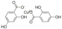 Benzoic acid, 2,4-dihydroxy-, copper salt (1:?)