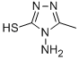 Structure of 4-AMINO-5-METHYL-4H-1,2,4-TRIAZOLE-3-THIOL