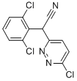 Structure of 3-Pyridazineacetonitrile,6-chloro-a-(2,6-dichlorophenyl)-