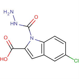 1H-Indole-2-carboxylic acid, 5-chloro-, hydrazide结构式