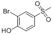 Structure of 2-BROMO-4-(METHYLSULFONYL)PHENOL