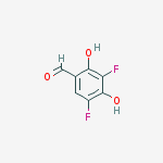 3,5-difluoro-2,4-dihydroxybenzaldehyde结构式