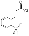 Structure of 3-(2-TRIFLUOROMETHYLPHENYL)-2-PROPENOYLCHLORIDE