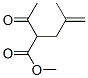 Structure of 2-Acetyl-4-methyl-4-pentenoic acid methyl ester