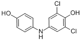 Structure of 3,5-DICHLORO-4,4-DIHYDROXYDIPHENYLAMINE