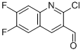 Structure of 2-Chloro-6,7-difluoro-3-quinolinecarboxaldehyde