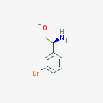 Structure of (S)-b-AMino-3-broMo-benzeneethanol