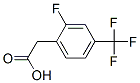 Structure of 2-FLUORO-4-(TRIFLUOROMETHYL)PHENYLACETIC ACID