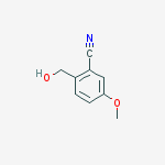 Structure of 2-(hydroxymethyl)-5-methoxyBenzonitrile