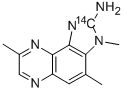Structure of 3,4,8-Trimethyl-3H-imidazo[4,5-f]quinoxalin-2-amine-2-14