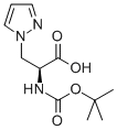 Structure of BOC-3-(1-PYRAZOLYL)-ALA-OH