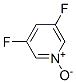 Structure of Pyridine,3,5-difluoro-, 1-oxide
