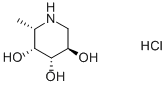 1,5-DIDEOXY-1,5-IMINO-L-FUCITOL 盐酸盐结构式