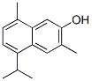 3,8-Dimethyl-5-(1-methylethyl)naphthalen-2-ol结构式
