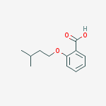 2-(isopentyloxy)benzoic acid结构式