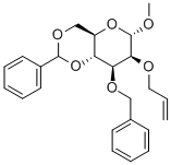 Structure of Methyl 3-O-(PhenylMethyl)-4,6-O-(phenylMethylene)-2-O-2-propenyl-α-D-Mannopyranoside
