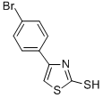 4-(4-溴苯基)-2-巯基噻唑结构式