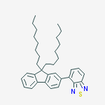 聚[(9,9-二辛基芴基-2,7-二基)-alt-(苯并[2,1,3]噻二唑-4,8-二基)]结构式