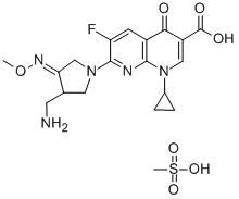 Structure of Gemifioxacin mesylate