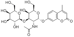 Structure of 4-Methylumbelliferyl 2-Acetamido-2-deoxy-3-O-_x00B_(b-D-galactopyranosyl)-a-D-galactopyranoside