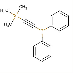 Structure of Phosphine, diphenyl[(trimethylsilyl)ethynyl]-