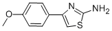 4-(4-甲氧基苯基)-1,3-噻唑-2-胺结构式