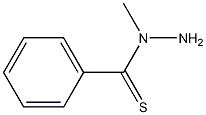 N-甲基-N-硫代苯甲酰肼结构式