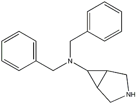 exo-6-[Bis(phenylmethyl)amino]-3-Azabicyclo[3.1.0]hexane结构式