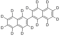 Structure of 2,2-DINAPHTHYL-D14