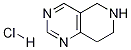 Structure of 5,6,7,8-tetrahydropyrido[4,3-d]pyrimidine hydrochloride