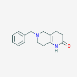 Structure of 6-benzyl-3,4,5,6,7,8-hexahydro-1,6-naphthyridin-2(1H)-one