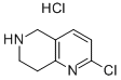 Structure of 1,6-Naphthyridine, 2-chloro-5,6,7,8-tetrahydro-