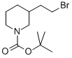 Structure of TERT-BUTYL 3-(2-BROMOETHYL)PIPERIDINE-1-CARBOXYLATE